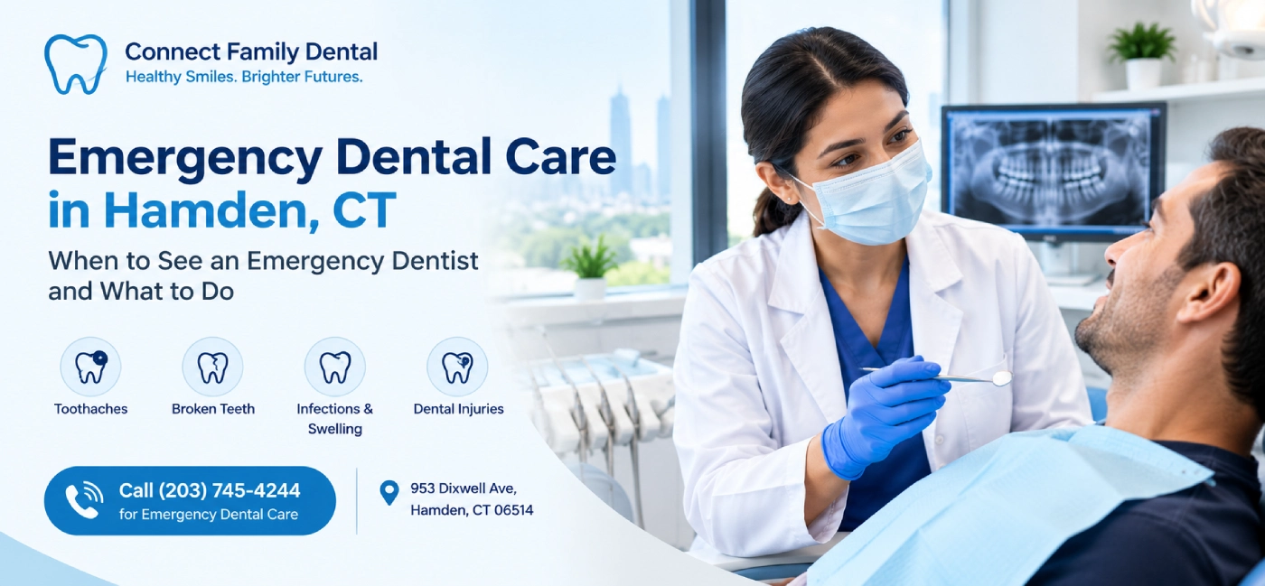 Emergency dental care consultation in Hamden CT
